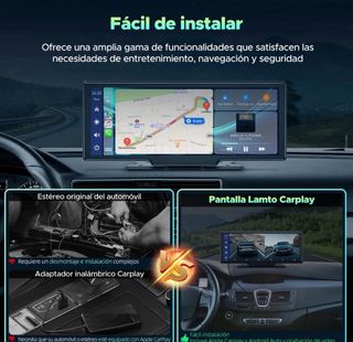 Pantalla Coche CarPlay Android Auto 64GB