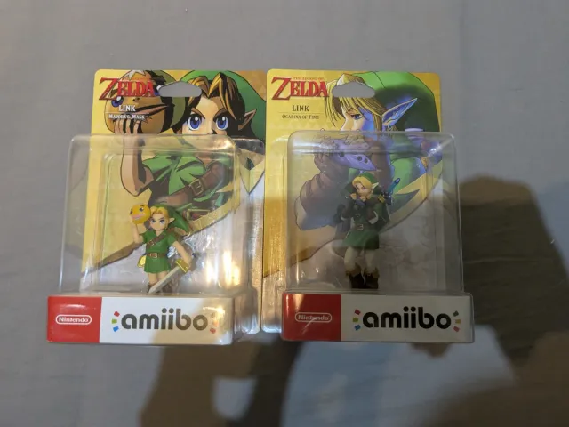 Amiibos link ocarina of time y amiibo link majoras