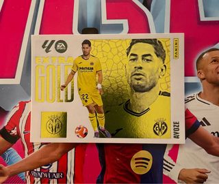 Cromo Extra Gold Ayoze Villareal La Liga 2025/2026