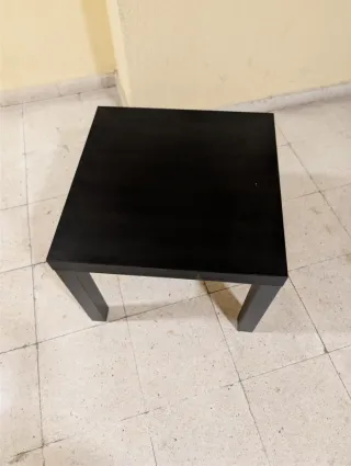 Mesa auxiliar Lack negra