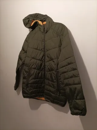 Chaqueta acolchada hombre verde