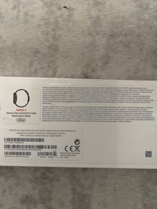 Apple Watch Series 5 Space Gray Nike 
