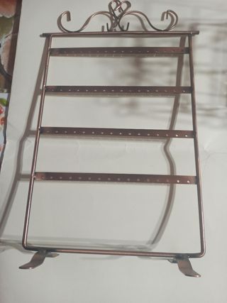 2 expositores de bisutería cobre