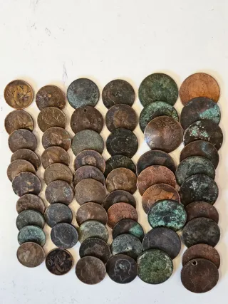 Lote 60 monedas históricas Italia 1860-1940 Víctor