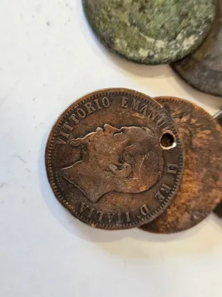 Lote 60 monedas históricas Italia 1860-1940 Víctor