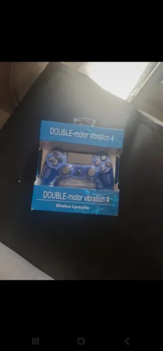Mando PS4 Doble Vibración Azul
