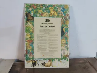 Cartel poster Declaració Drets Animal ADDA