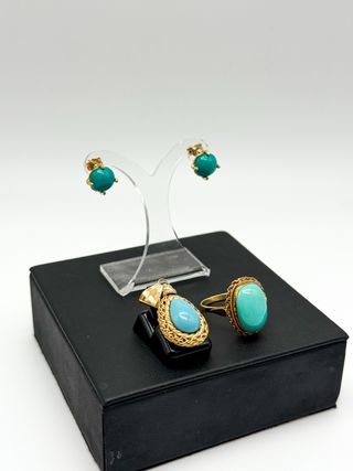 Conjunto de joyas de oro 18k