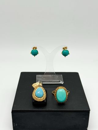 Conjunto de joyas de oro 18k