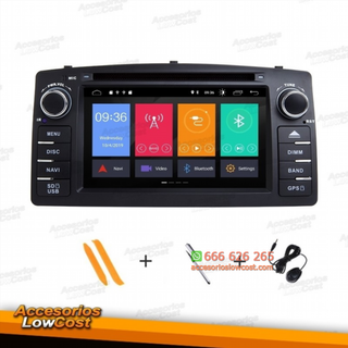 RADIO NAVEGADOR MULTIMEDIA ANDROID 11.0, GPS DVD