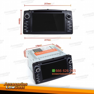 RADIO NAVEGADOR MULTIMEDIA ANDROID 11.0, GPS DVD