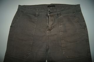 Calças Verdes Mulher Tamanho 36