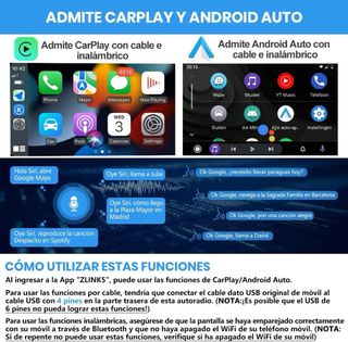 NUEVO PANTALLA 10.1” ANDROID AUTO CARPLAY COCHE