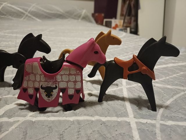Lote 7 Caballos Playmobil