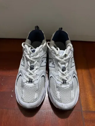 New Balance 530 Plata/Azul Marino