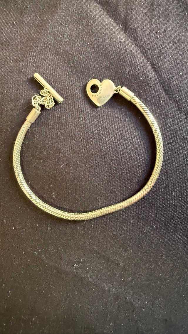 Pulseras Pandora Original Plata 2 pulseras y charm