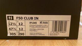 Adidas Futbol Sala Talla 47 1/3 Nuevas