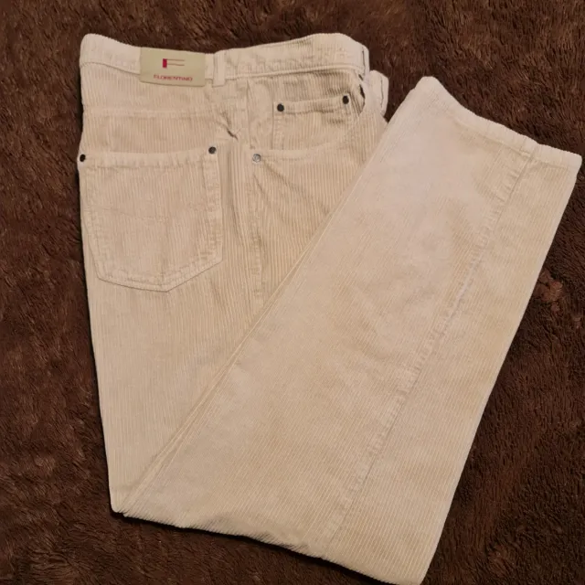 Pantalón Pana Beige Florentino Talla 42