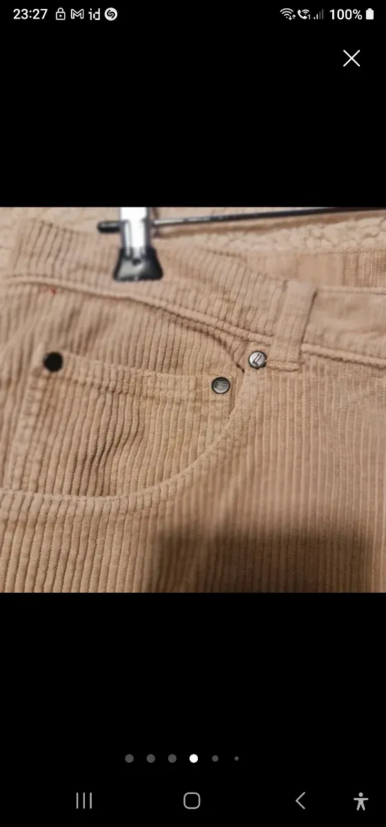 Pantalón Pana Beige Florentino Talla 42