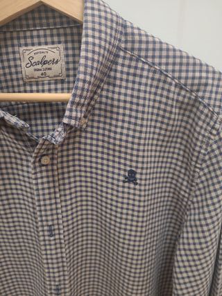 Camisa Scalpers Talla M Cuadros