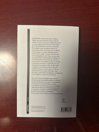 Libro bachillerato para selectividad La Fundación