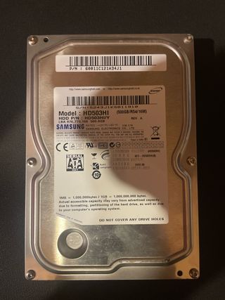 Disco Duro Samsung 500GB HD503HI
