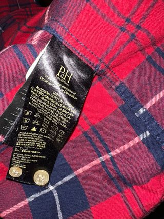 Camisa de franela Pedro del Hierro roja