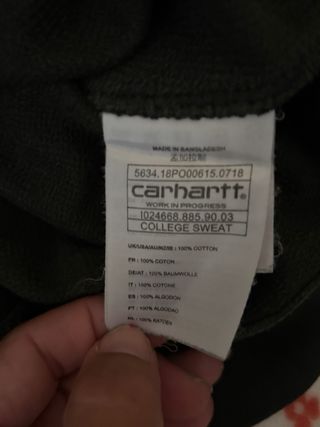 Sudadera Carhartt verde M