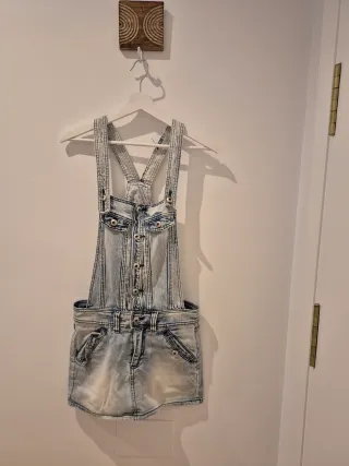 Mono vaquero corto minifalda