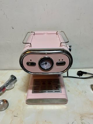 Cafetera Retro Rosa