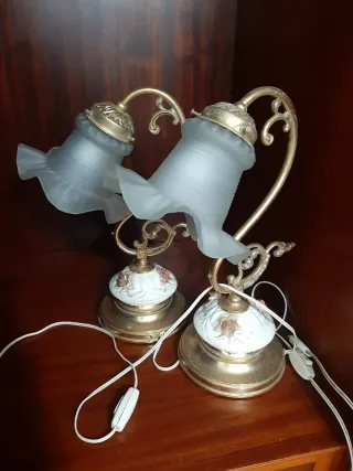 Conjunto de Lámpara de techo y mesitas