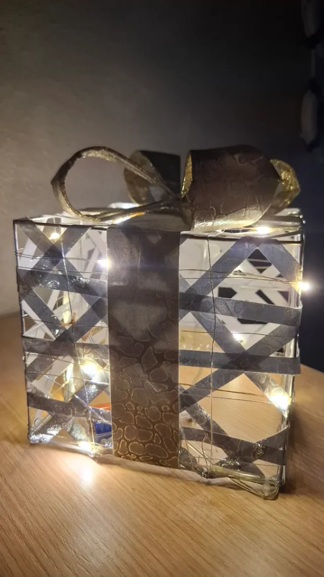 Luces Navideñas Decorativas Caja Regalo