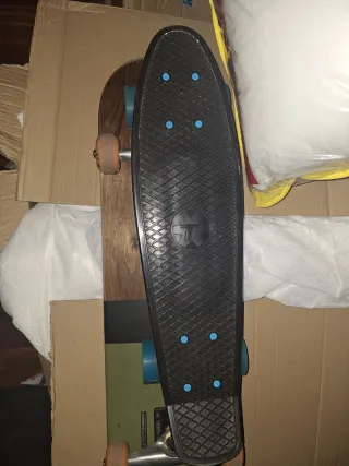 Skate Penny Board Negro y Madera