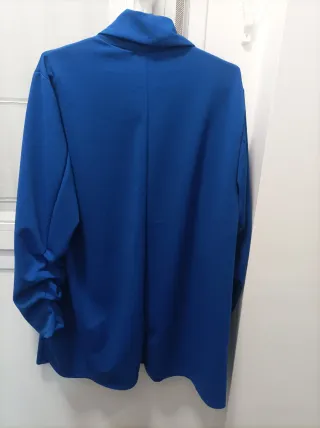 Blazer azul mujer