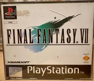 Final Fantasy VII PS1 PAL UK Español Caja
