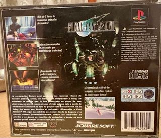 Final Fantasy VII PS1 PAL UK Español Caja