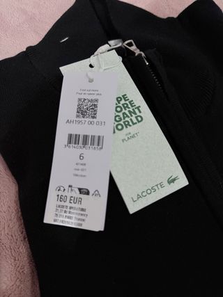 Chándal Lacoste Negro Talla XL