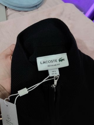 Chándal Lacoste Negro Talla XL