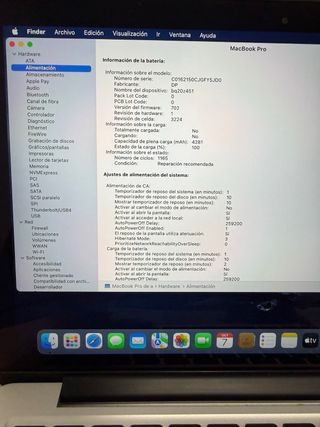 MacBook Pro Retina 13 Gris 
