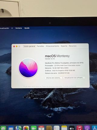 MacBook Pro Retina 13 Gris 