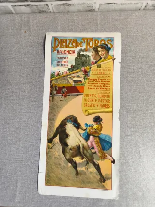 Cartel toros feria de
Valencia 1912