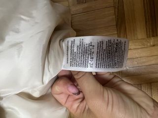 Cappotto in piuma di nylon riciclato beige Calvin Klein