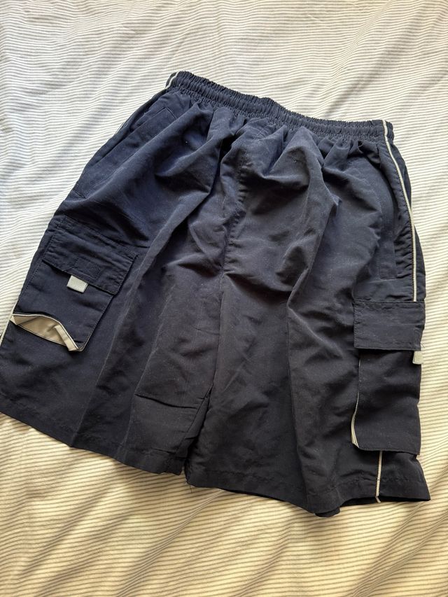 Pantalón corto azul