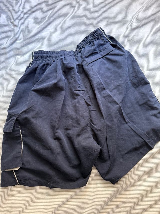 Pantalón corto azul