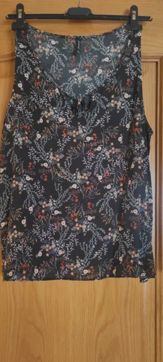 Stradivarius Vestido Estampado Floral Talla L