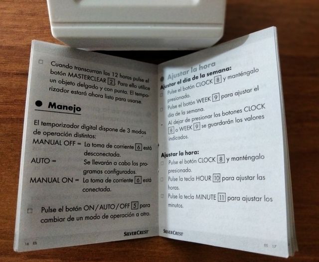 RELOJ TEMPORIZADOR DIGITAL SILVERCRET ELECTRÓNICO 