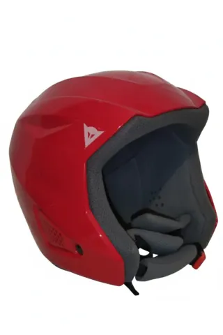 Casco de esquí infantil rojo