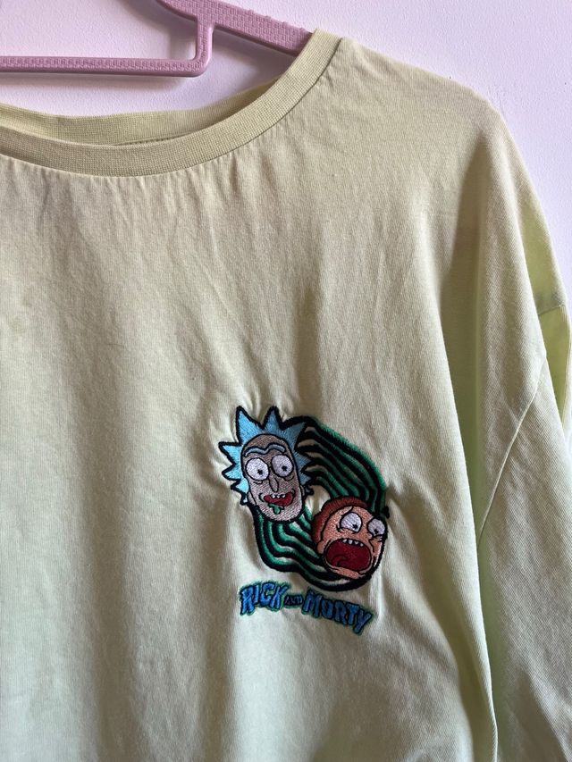 Camiseta Rick y Morty Crop