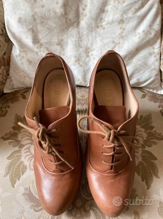 Scarpe Francesine Guess Cuoio