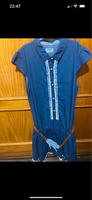 Vestido vaquero Mayoral Talla 16 Años